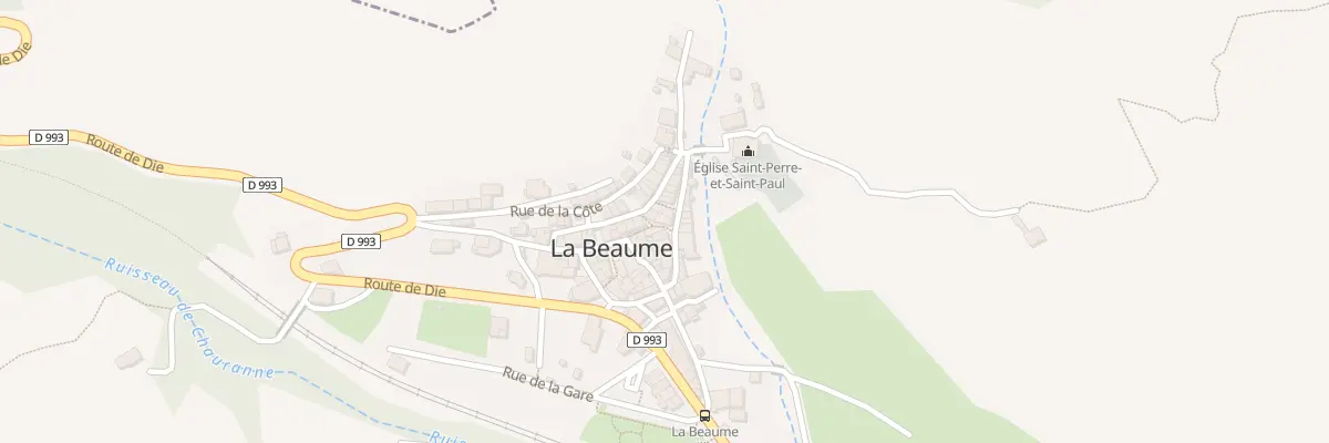 Plan du 5029 Rue du Sarret à La Beaume