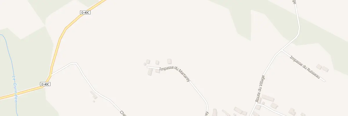 Plan du 282 Imp du Martarey à Romagnieu