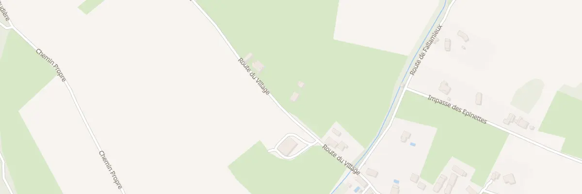 Plan du 2065 Rte du Village à Pressins