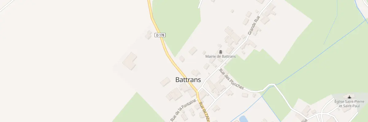 Plan du 66 Rue de Gray à Battrans