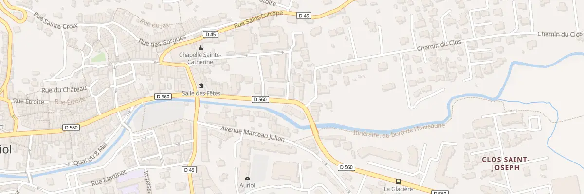 Plan du 23 Rue du Clos à Auriol