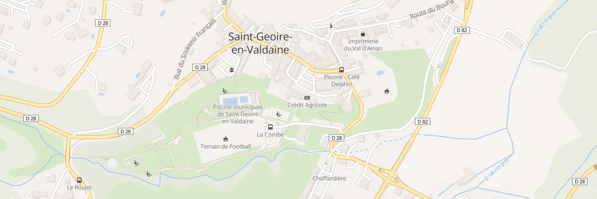 Plan du 60 Pl André Chaize à Saint-Geoire-en-Valdaine