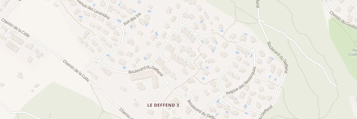 Plan du 15 Rue des Mésanges à Jouques
