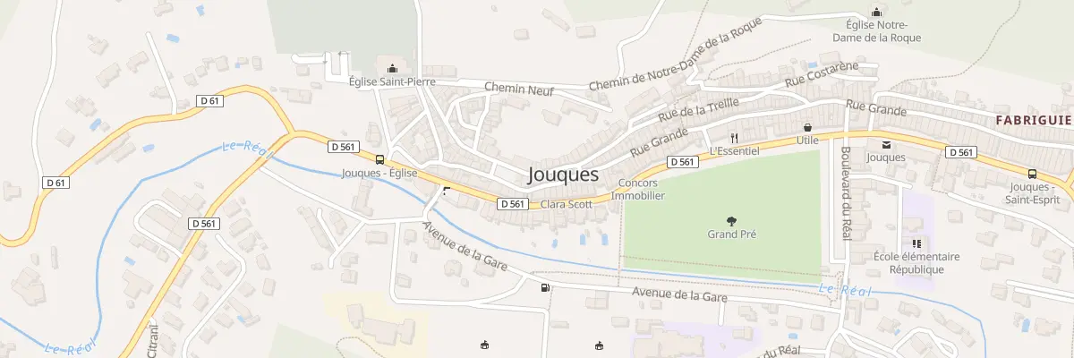 Plan du 22 Rue des Baumes à Jouques
