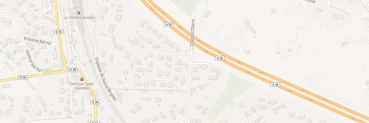 Plan du 301 Che Charre à La Ciotat