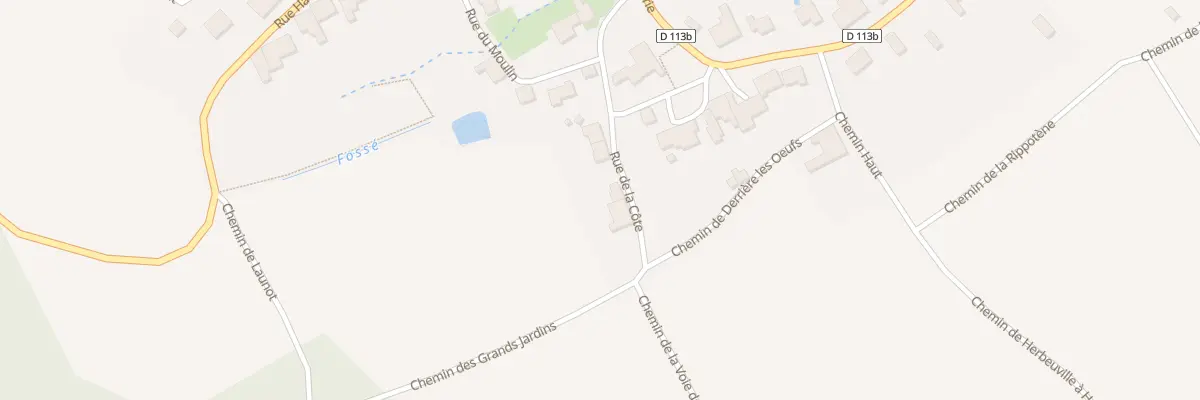 Plan du 6 Rue de la Cote à Herbeuville