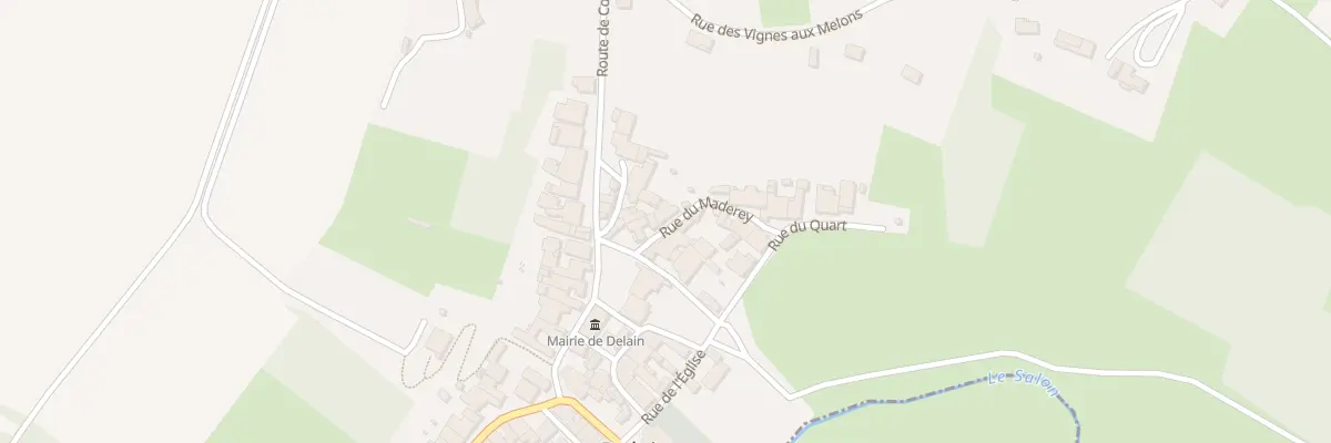 Plan du 2 Rue du Maderey à Delain