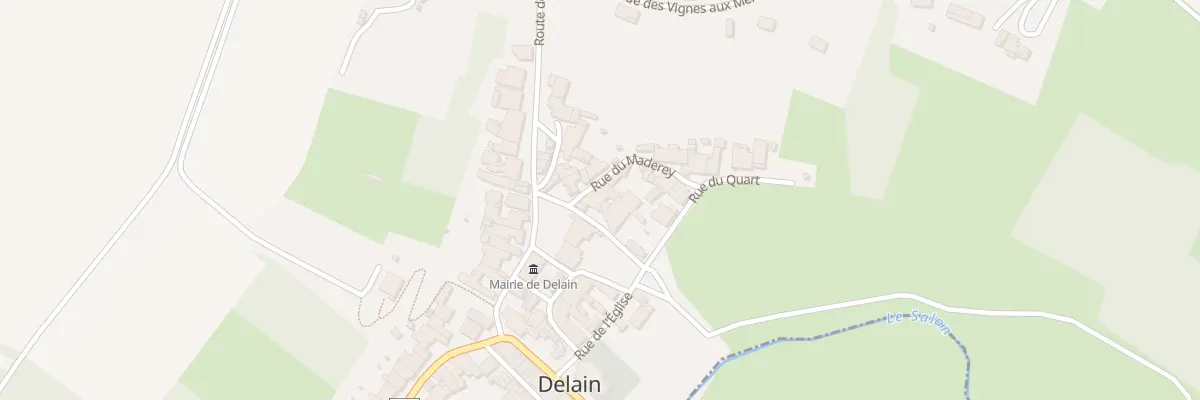 Plan du 1 Rue du Maderey à Delain