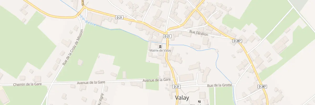 Plan du 32 Rue du Général de Gaulle à Valay