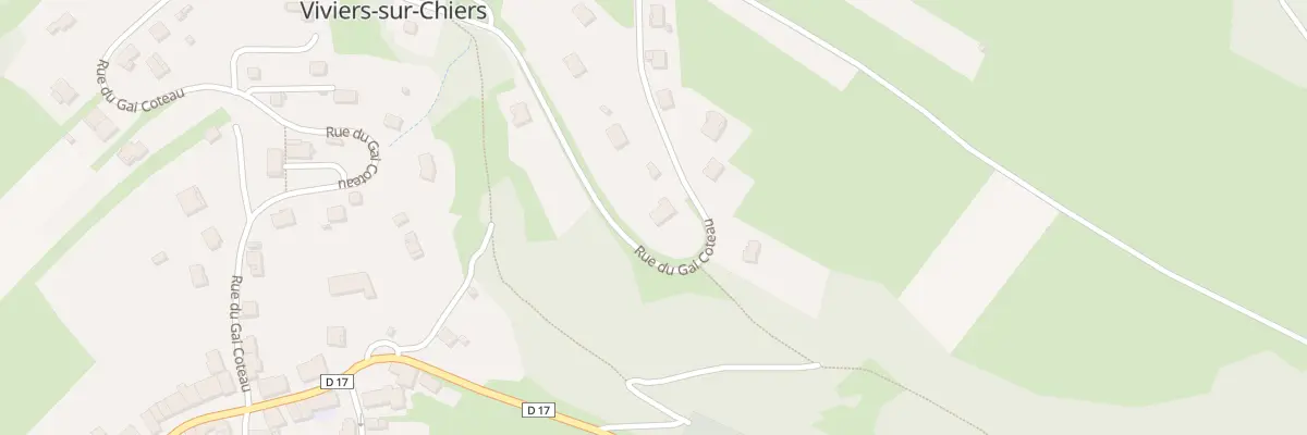 Plan du 20 Rue du Gai Coteau à Viviers-sur-Chiers