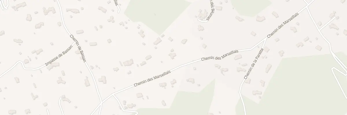 Plan du 90 Che des Marseillais à Auriol