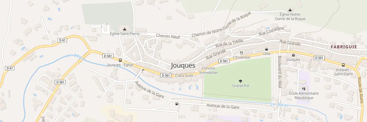 Plan du 15 Rue des Baumes à Jouques
