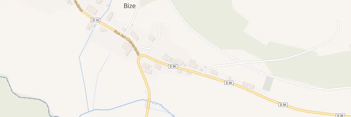 Plan du 7 Rue des Tilleuls à Bize