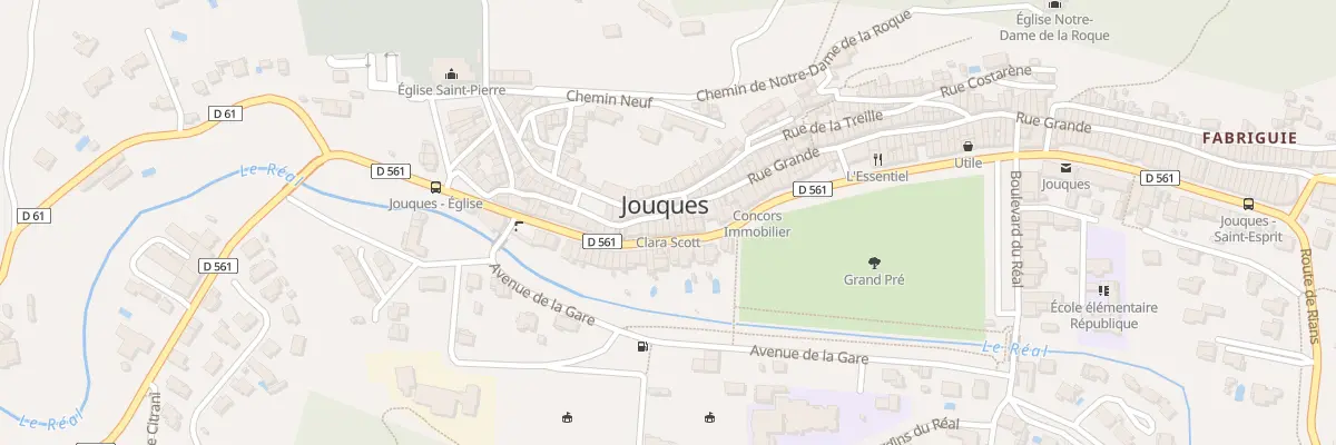 Plan du 38 Rue Grande à Jouques