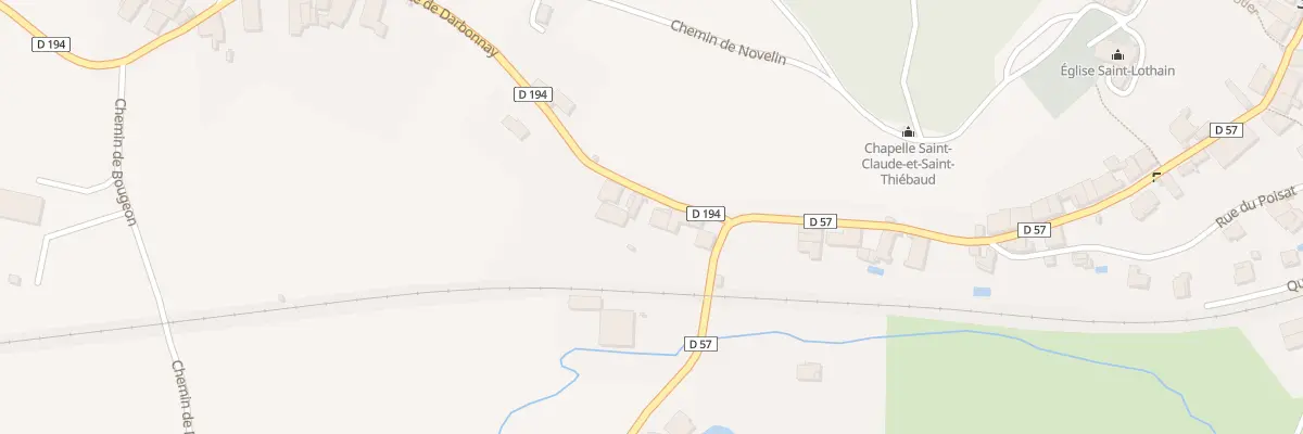 Plan du 7 Rte de Darbonnay à Saint-Lothain
