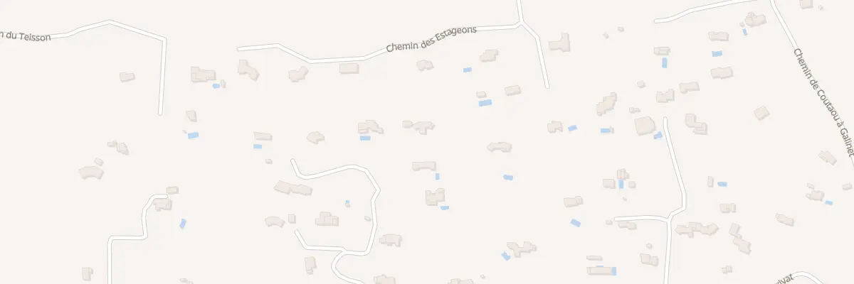 Plan du 717 Che de Saint Privat à Rousset