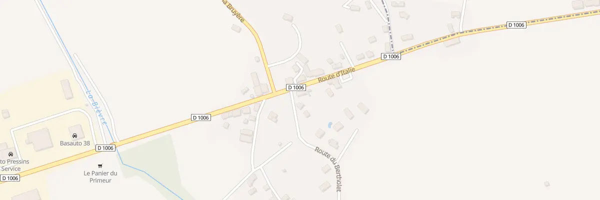 Plan du 5 Rte du Bertholet à Pressins