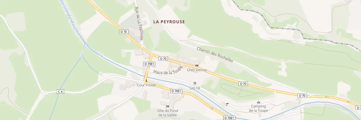 Plan du 10 Rue Saint Jean à Baume-les-Messieurs