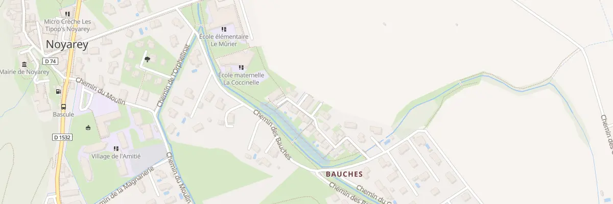 Plan du 441 Che des Bauches à Noyarey
