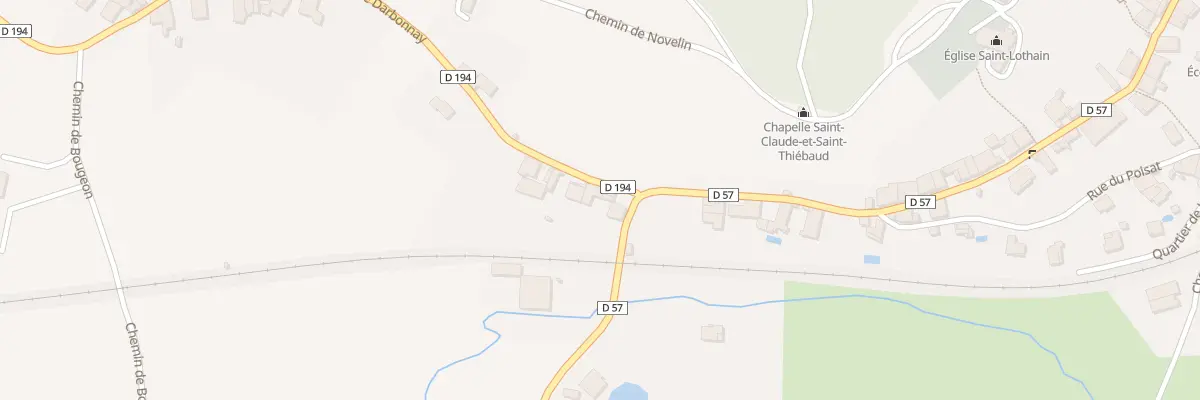 Plan du 5 Rte de Darbonnay à Saint-Lothain