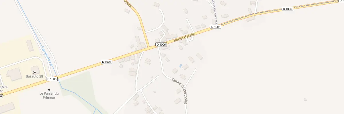 Plan du 2370 Rte d’Italie à Pressins