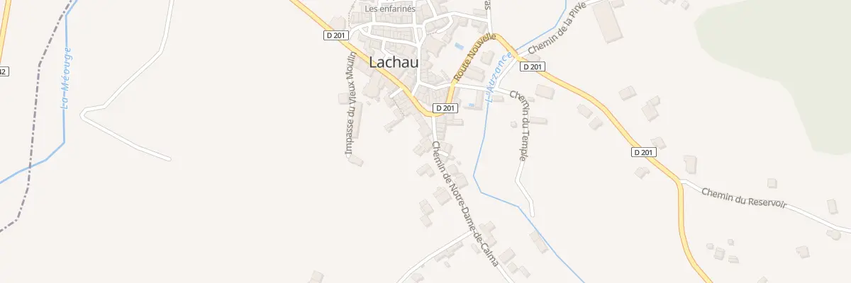 Plan du 4 Che de Nd de Calma à Lachau