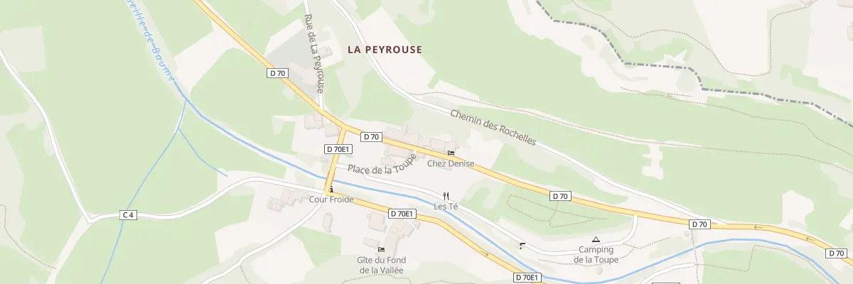 Plan du 8 Rue Saint Jean à Baume-les-Messieurs