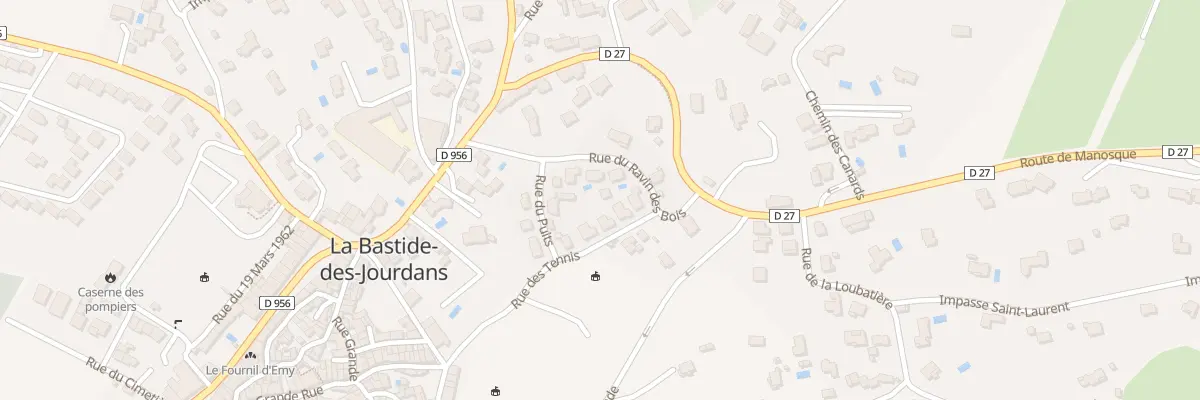 Plan du 30 Rue du Ravin du Bois à La Bastide-des-Jourdans