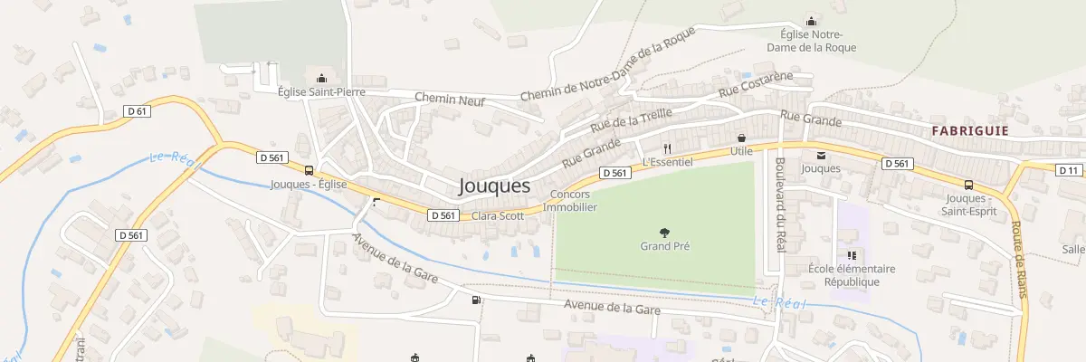 Plan du 56 Rue Grande à Jouques