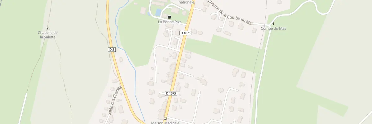 Plan du 11 Rue Grande Rue à Monestier-de-Clermont