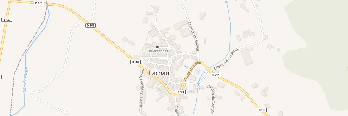 Plan du 6 Pl de la Fontaine à Lachau