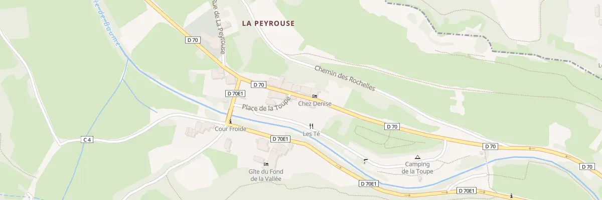 Plan du 1 Rue Saint Jean à Baume-les-Messieurs