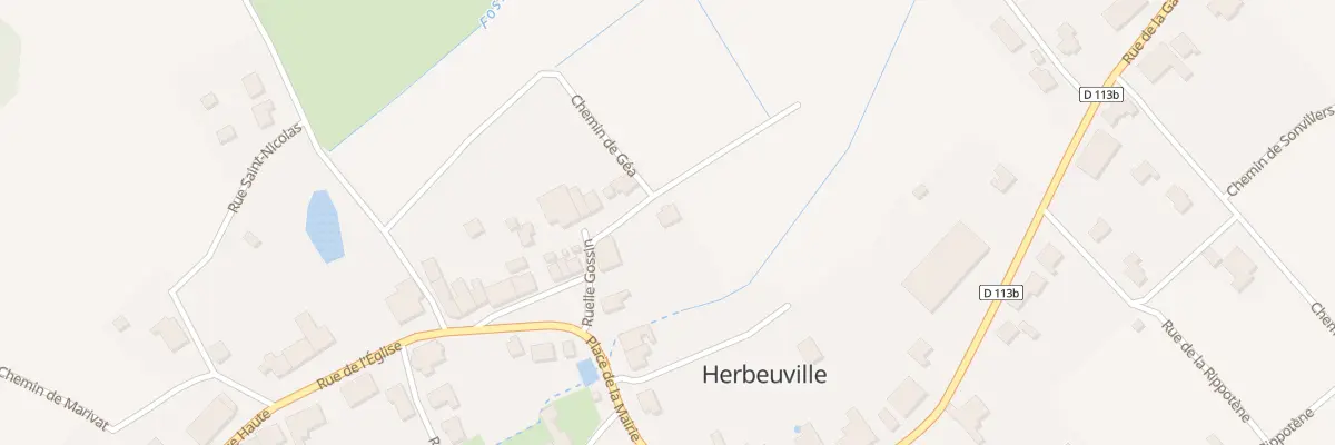 Plan du 2B Rle Gossin à Herbeuville