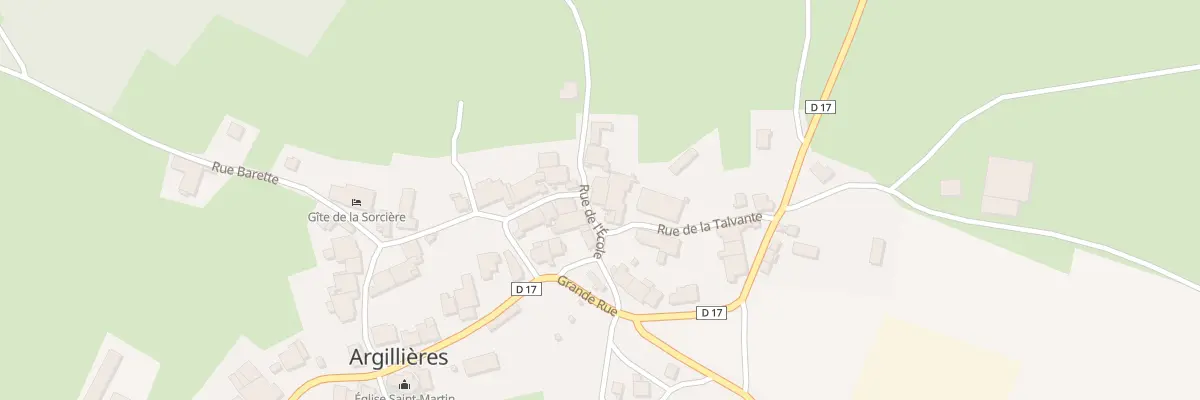 Plan du 8 Rue de la Fontaine à Argillières