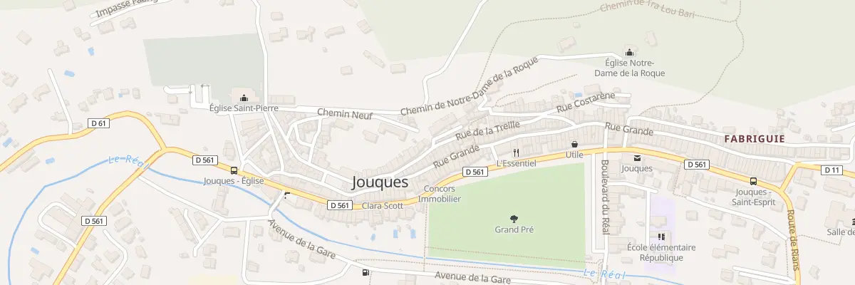 Plan du 13 Rue du Murier à Jouques