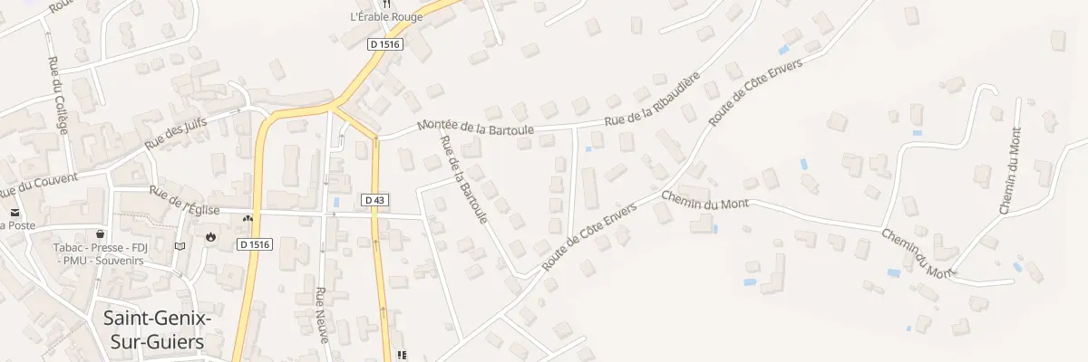Plan du 224 Mte de la Bartoule à Saint-Genix-les-Villages