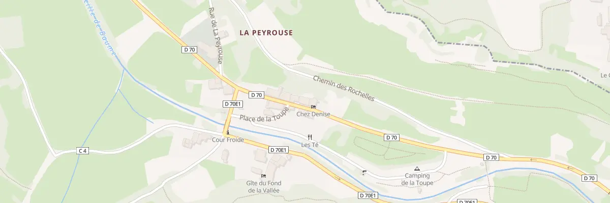 Plan du 4 Rue Saint Jean à Baume-les-Messieurs