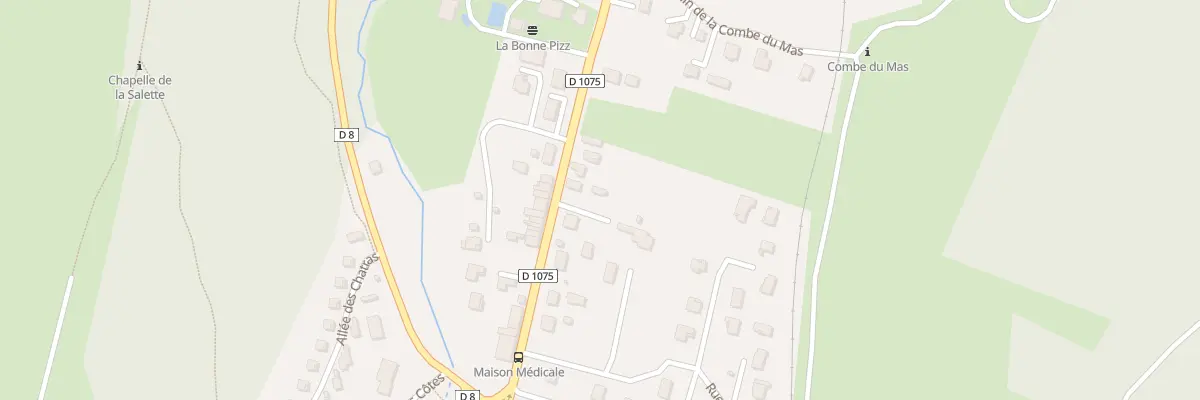 Plan du 15 Rue Grande Rue à Monestier-de-Clermont