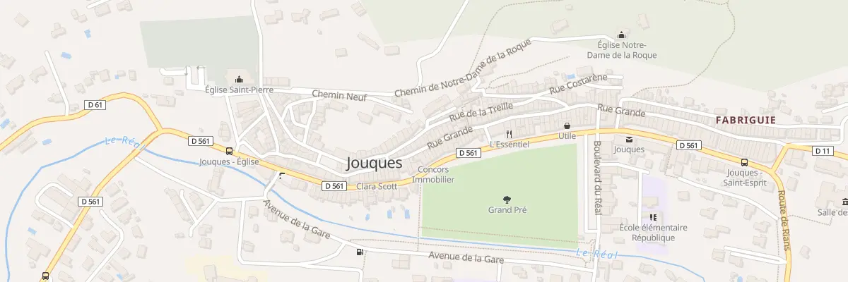 Plan du 35 Rue Grande à Jouques
