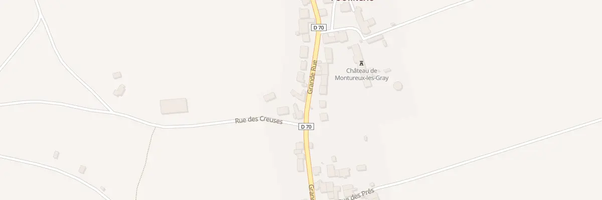 Plan du 22 Gr Grande Rue à Montureux-et-Prantigny