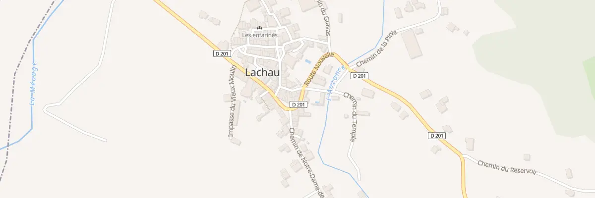 Plan du 5021 Le Village à Lachau
