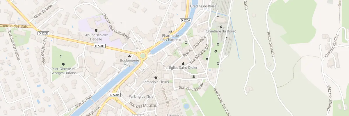 Plan du 69 Rue de Charnècle à Voreppe
