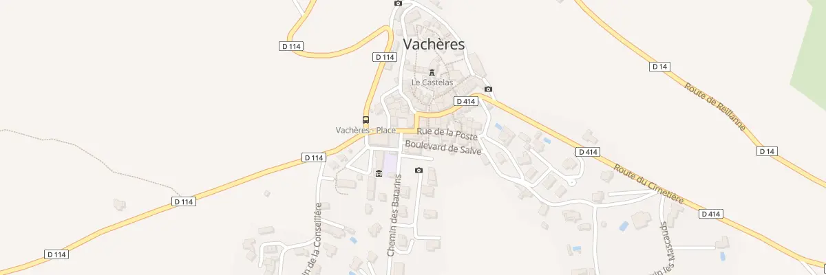 Plan du 18 Rue de l’Ancienne Poste à Vachères