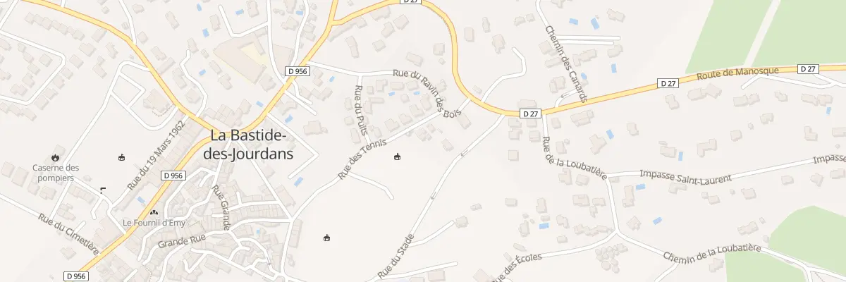 Plan du 9B Rue du Stade à La Bastide-des-Jourdans