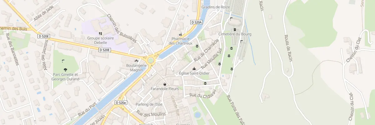 Plan du 71 Rue de Charnècle à Voreppe