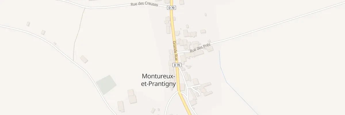 Plan du 28B Gr Grande Rue à Montureux-et-Prantigny