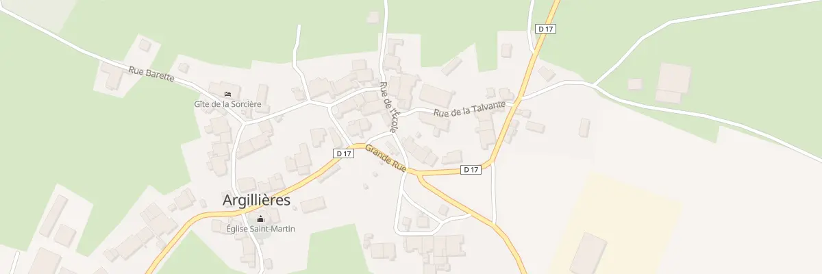 Plan du 6 Rue de la Fontaine à Argillières
