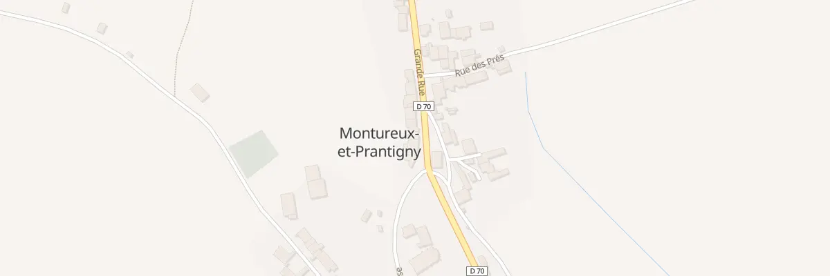 Plan du 36 Grande Rue à Montureux-et-Prantigny