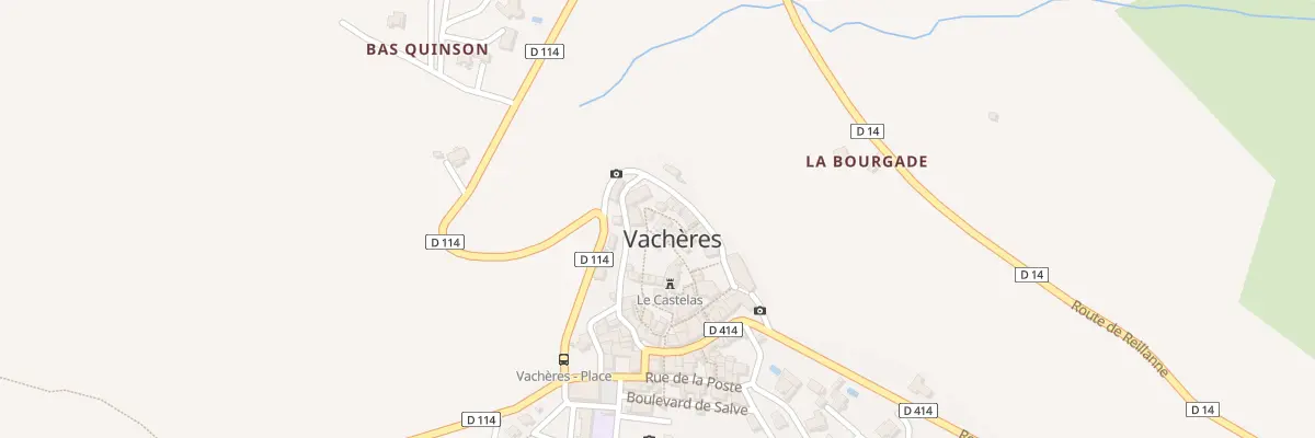 Plan du 96 Rue de la Calade à Vachères