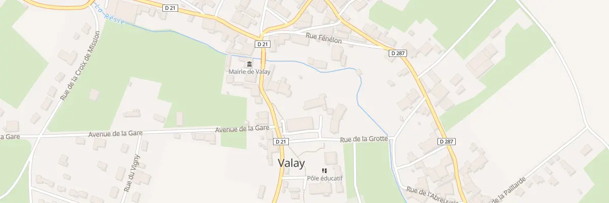 Plan du 1 Rue de la Grotte à Valay